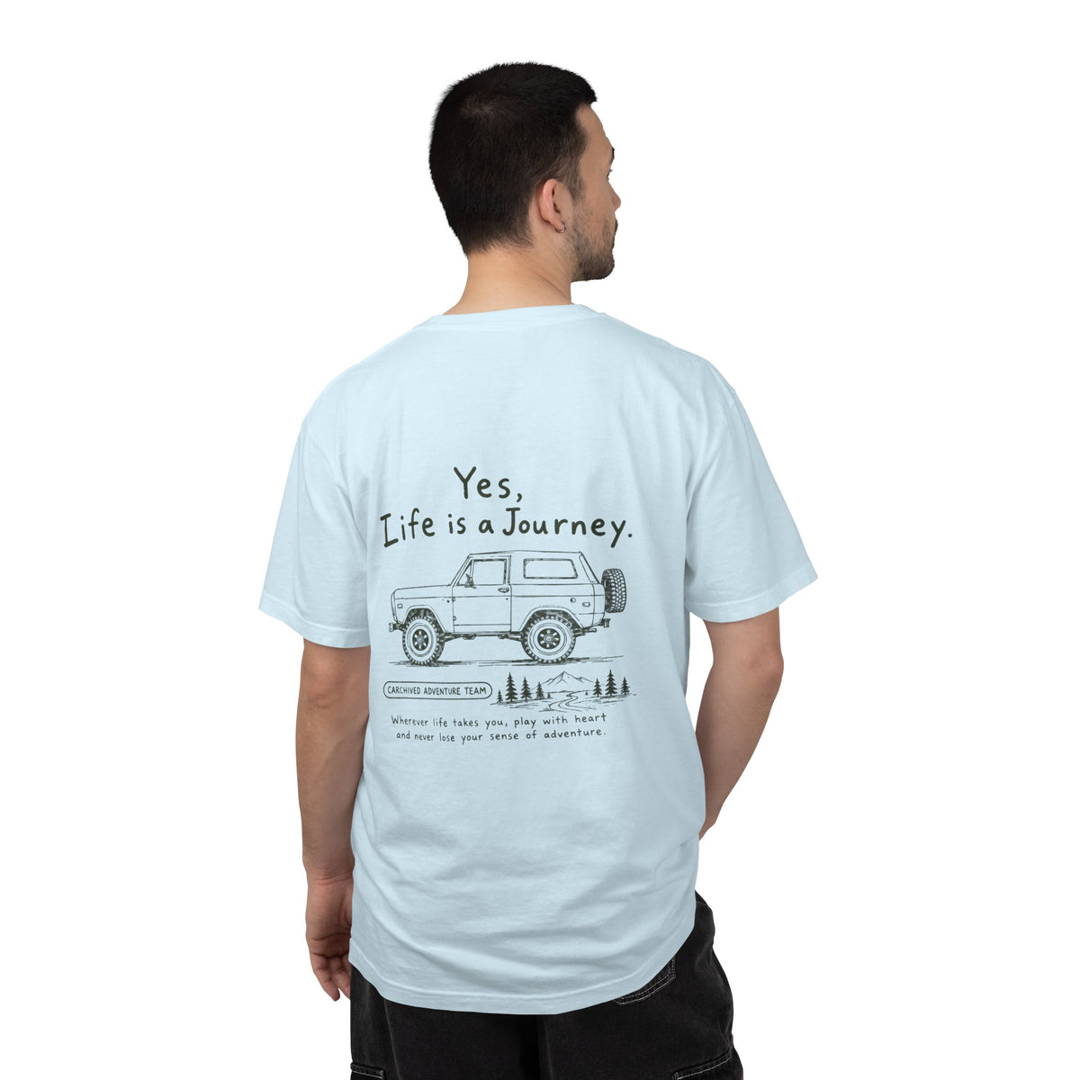 Life Is a Journey Off' tee