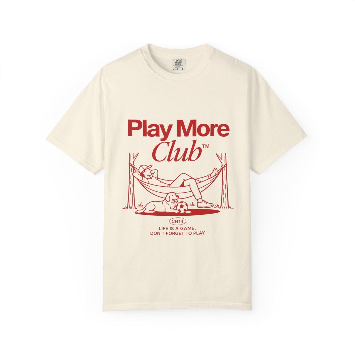 Play More Club' tee