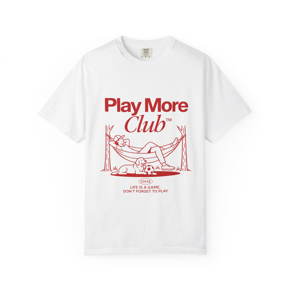 Play More Club' tee