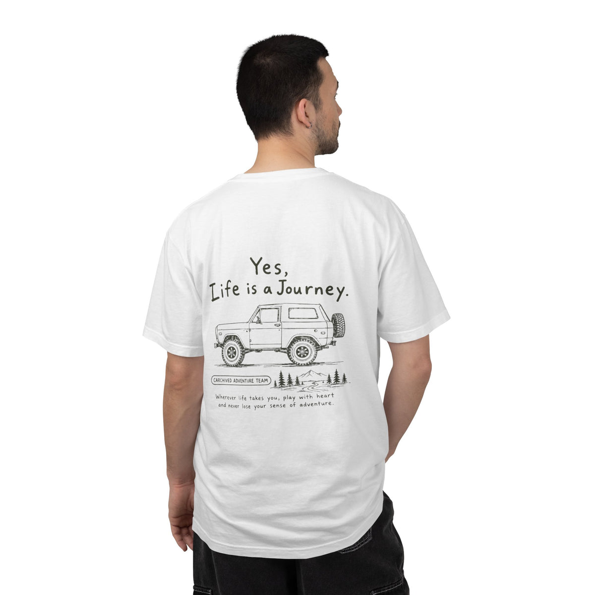 Life Is a Journey Off' tee