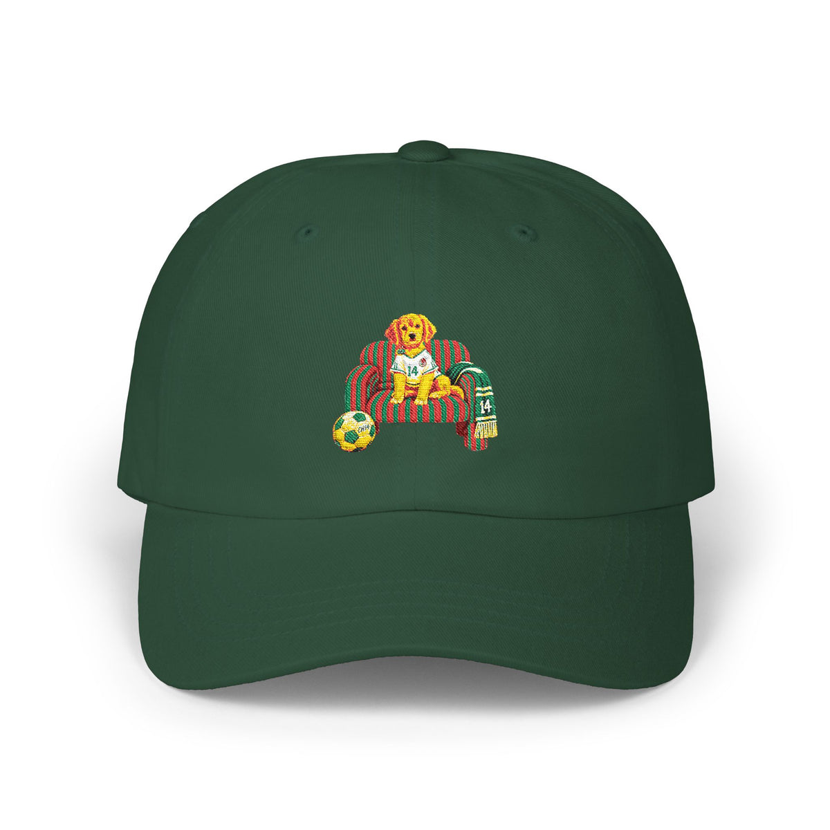 Dog on Sofa' Dad Cap