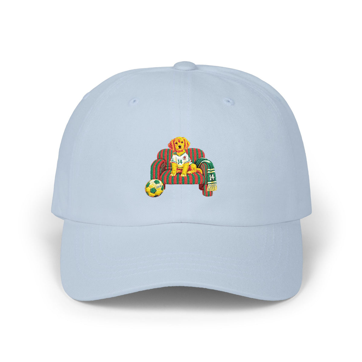 Dog on Sofa' Dad Cap