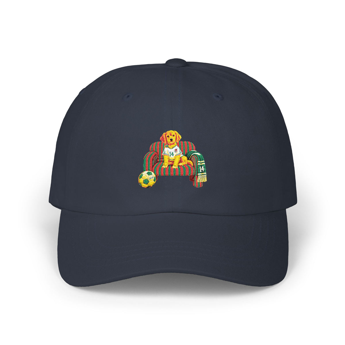 Dog on Sofa' Dad Cap
