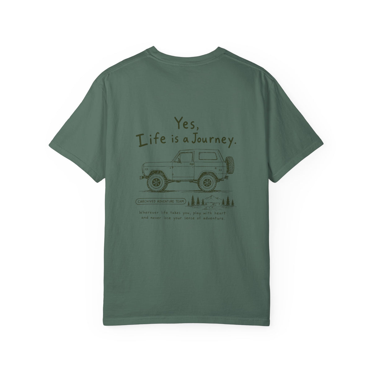 Life Is a Journey Off' tee