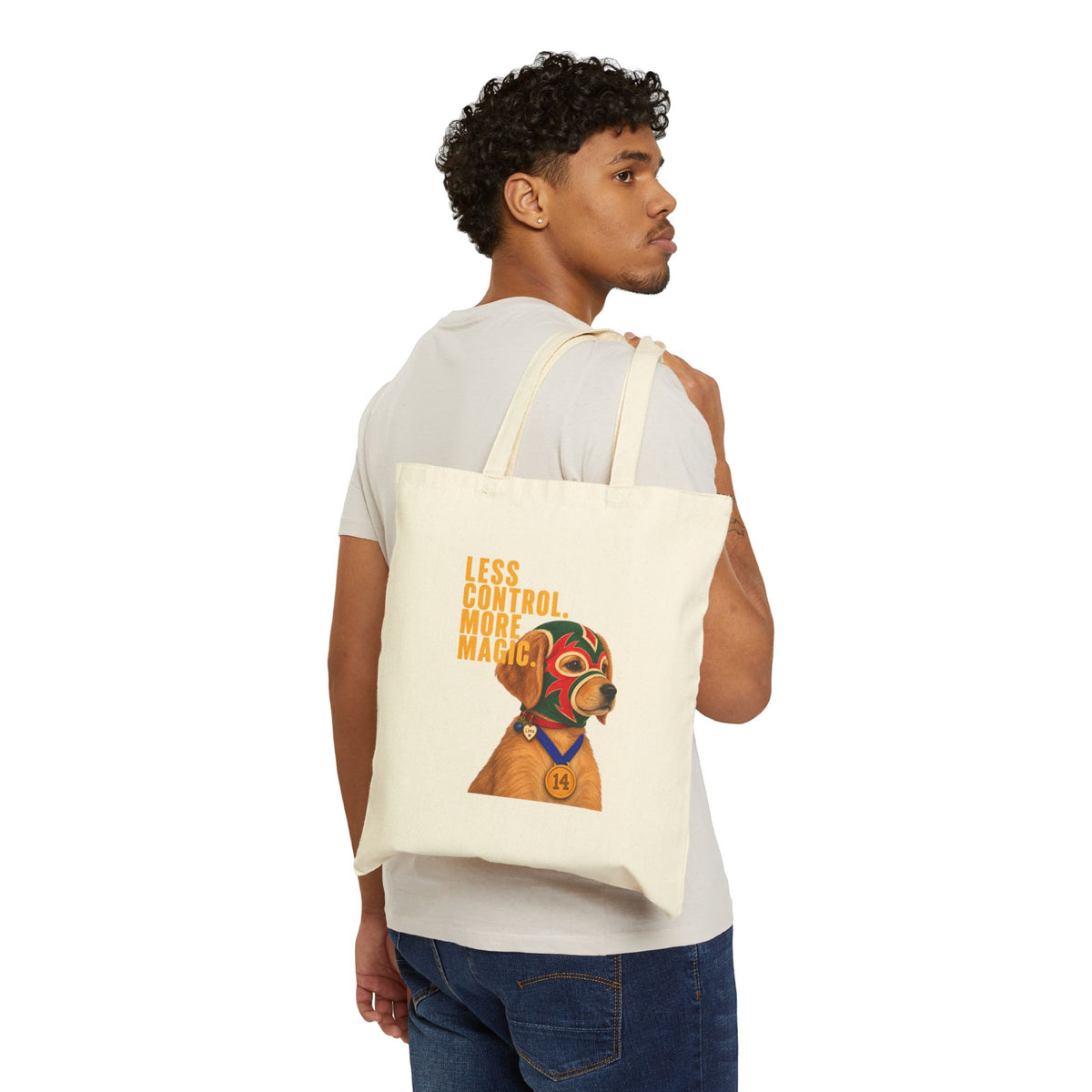 Less Control. More Magic' Tote Bag