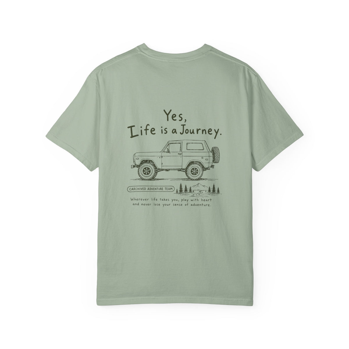 Life Is a Journey Off' tee