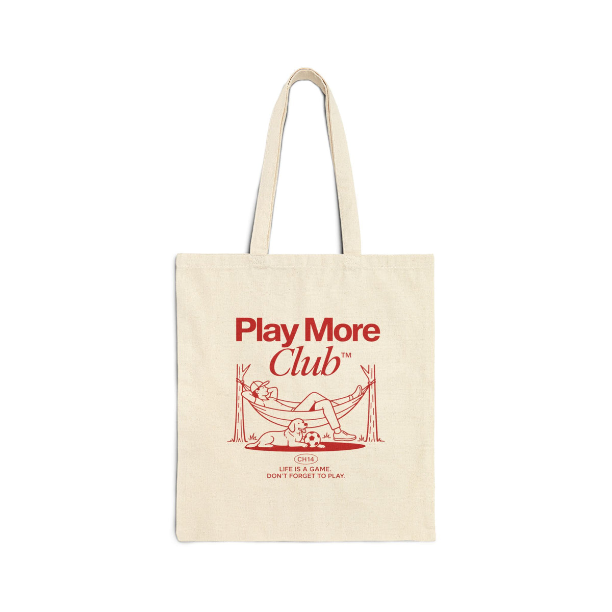 Play More Club' Tote Bag