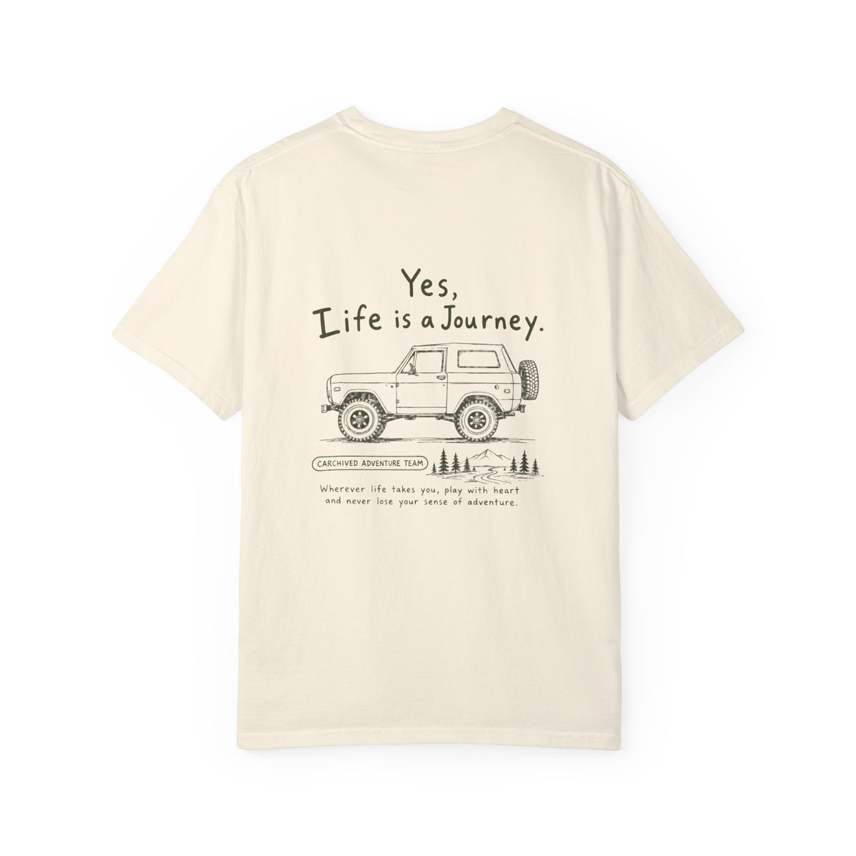 Life Is a Journey Off' tee